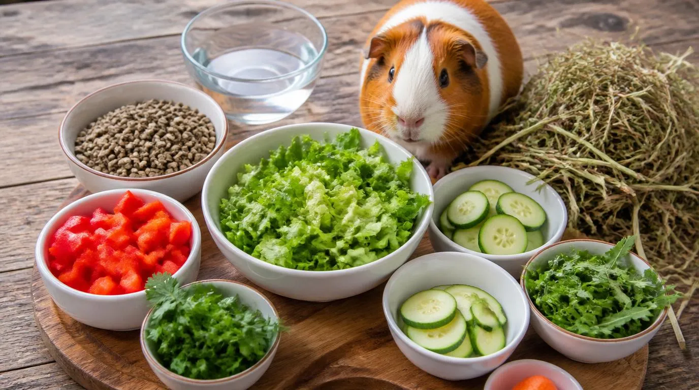 Step by step guinea pig food preparation